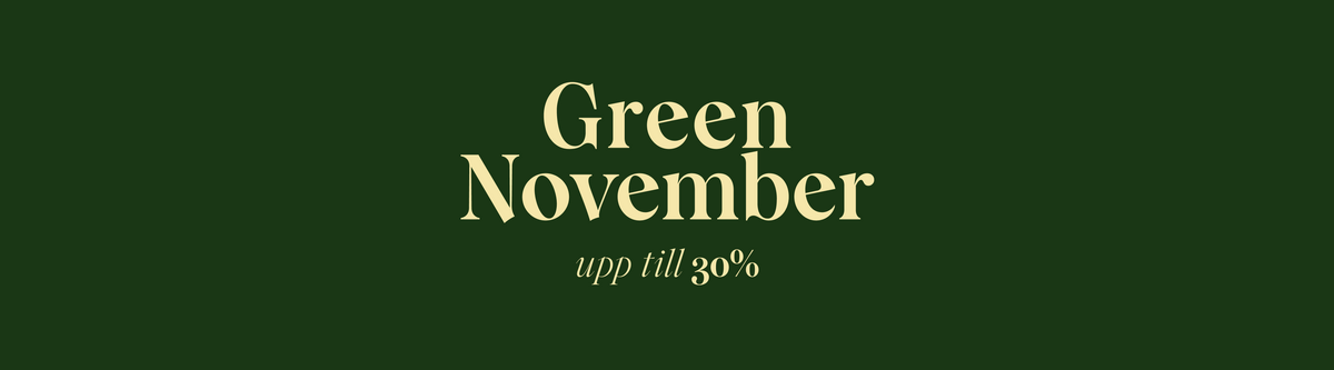 Green November upp till 30%