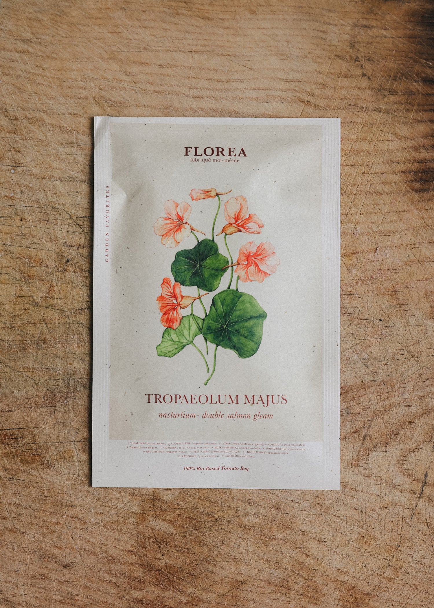 Kapuzinerkresse - Double Salmon Gleam