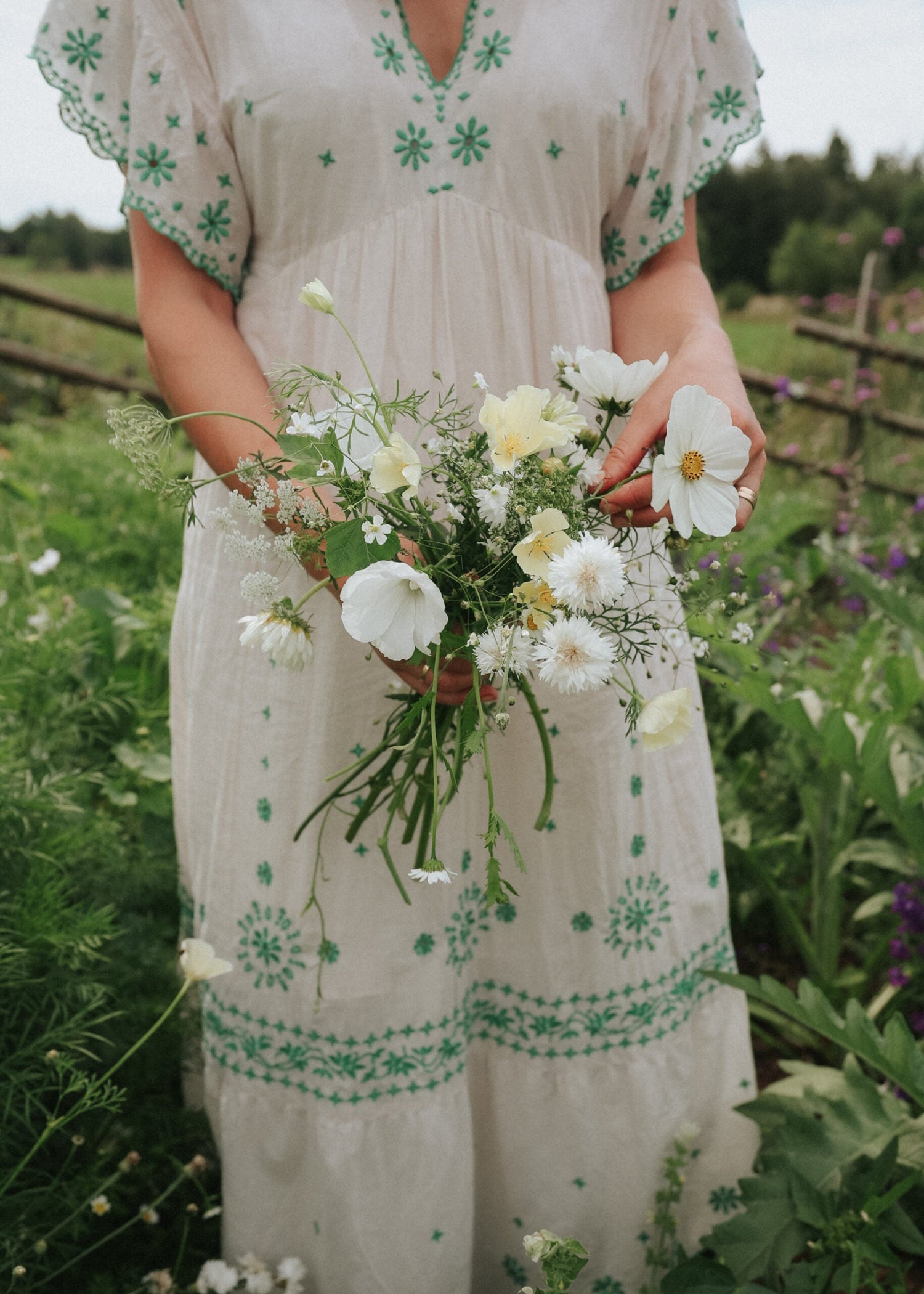 Bukettblanding - Hvit