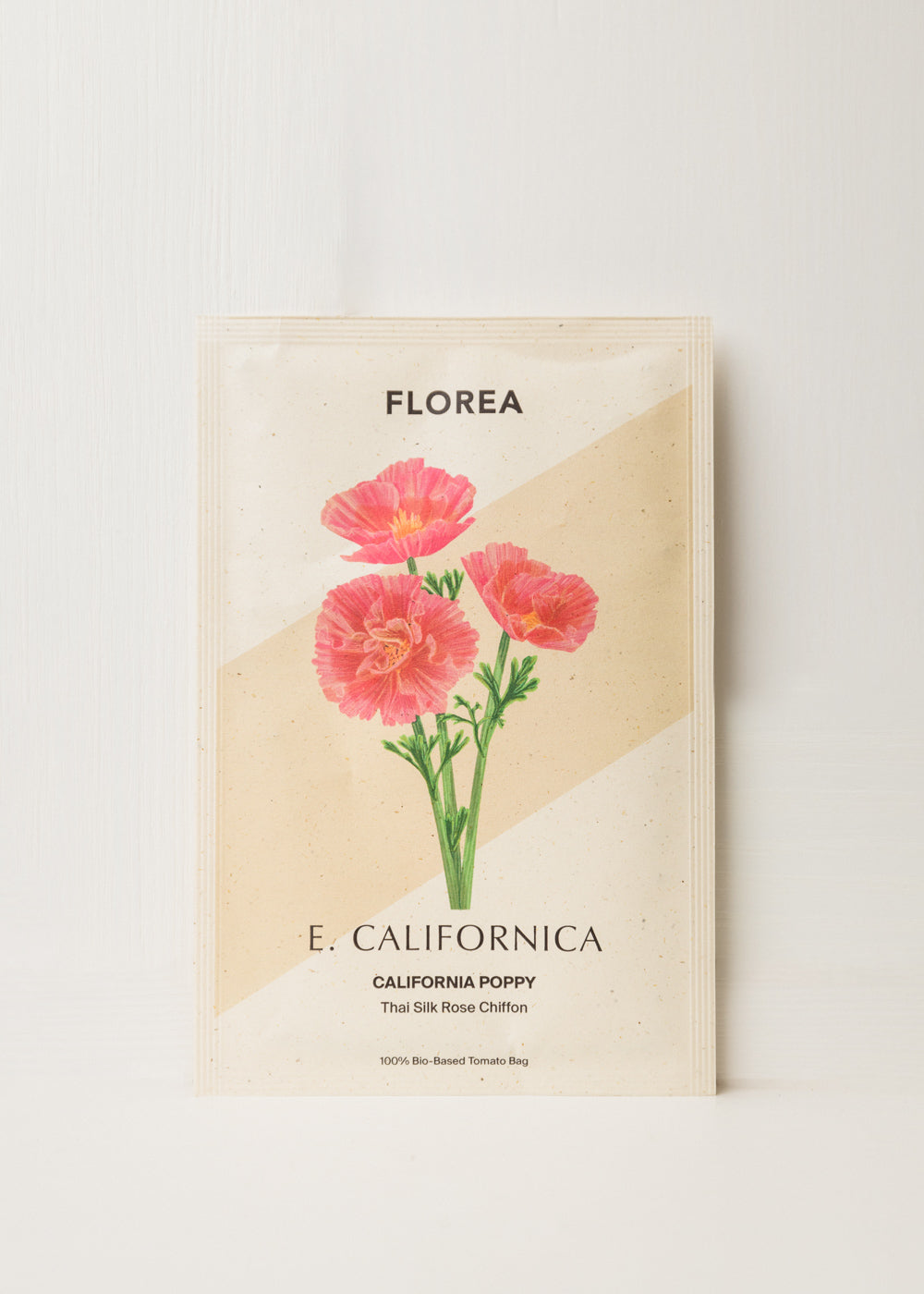 California Poppy - Thai Silk Rose Chiffon