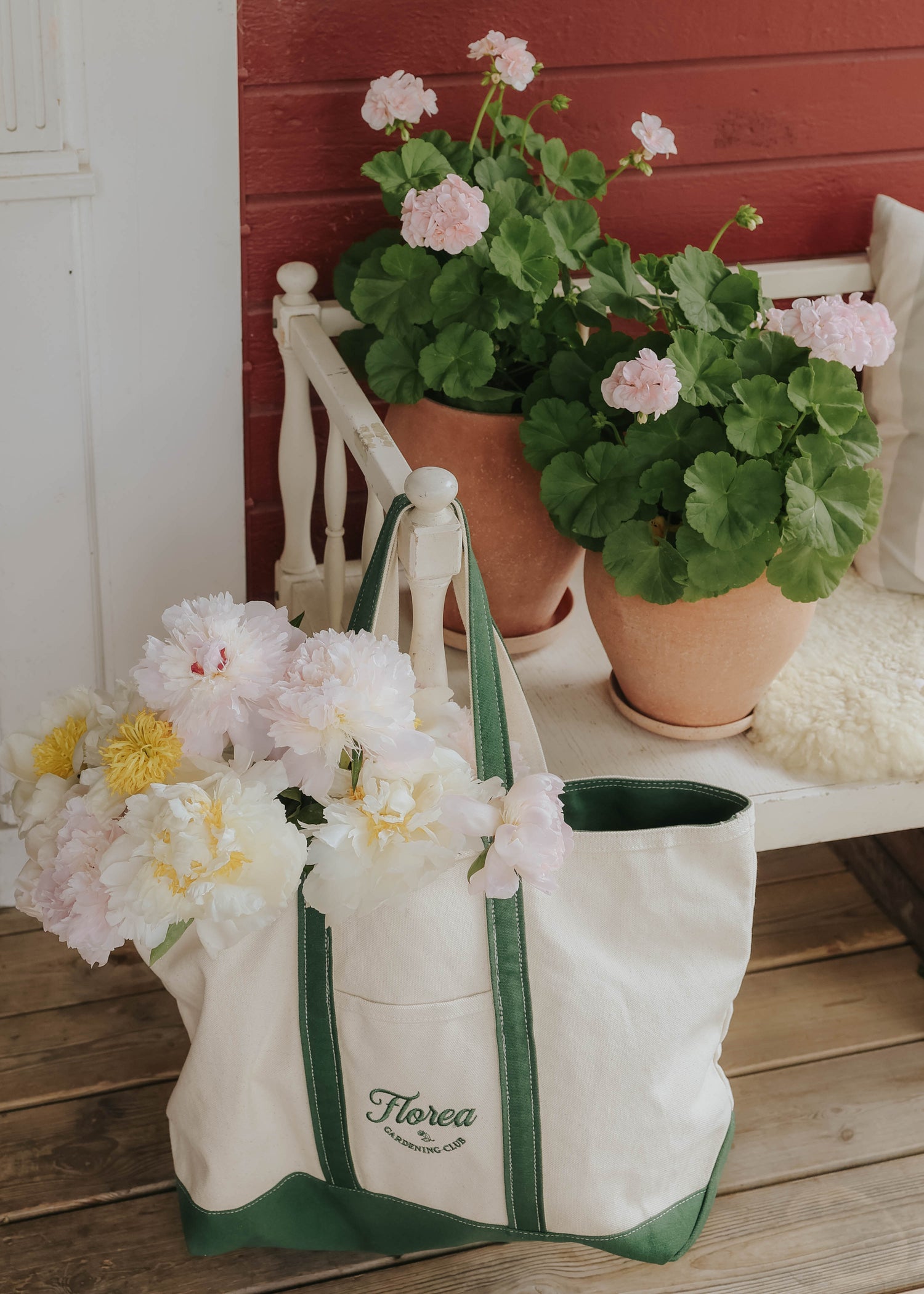 Gardening Canvas Tote