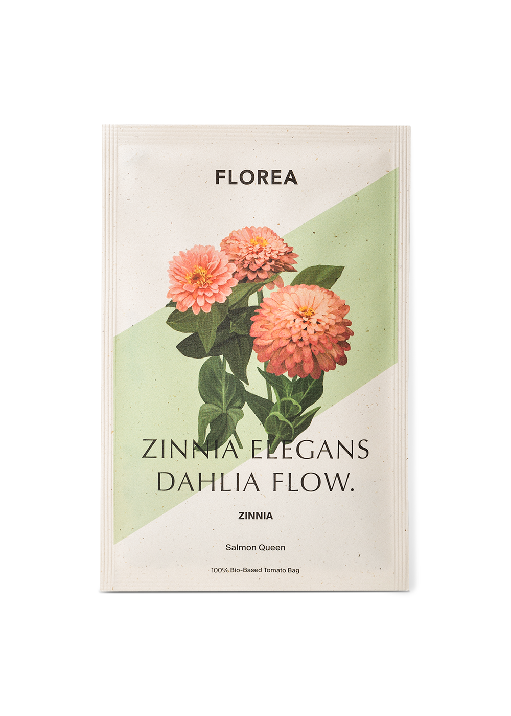 Zinnia - Dahl Flow Salmon Queen